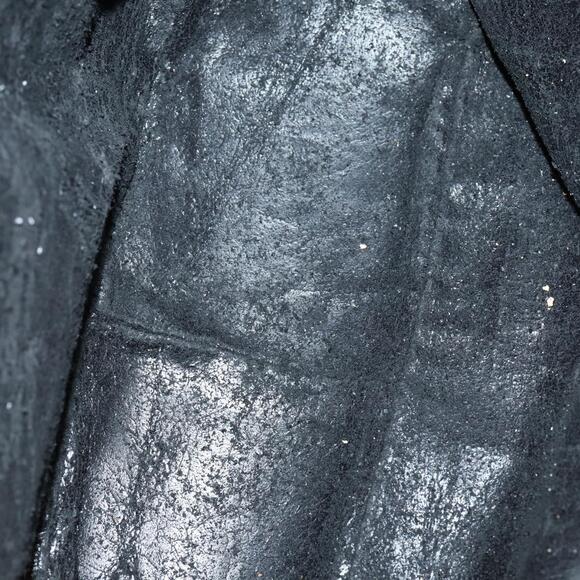 GUCCI Bamboo Shoulder Bag Suede 2way Black Gold 001 1577 Auth 144229 - Picture 10 of 16